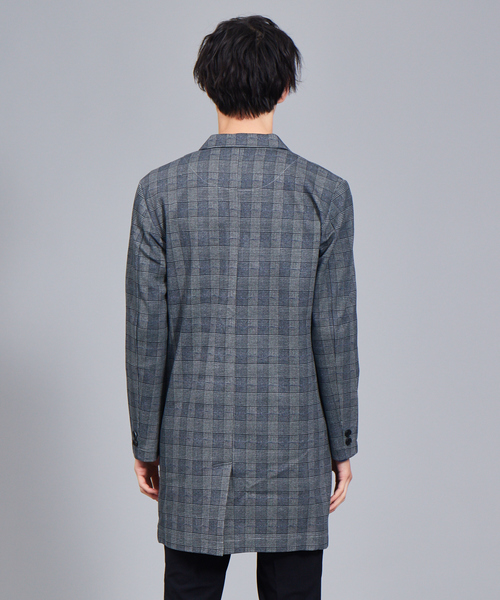 ABAHOUSE GRAY（アバハウスグレイ）の「【展開店舗限定】カットチェスターコート（ステンカラーコート・メンズ・オレンジ系その他/ネイビー/その他/チャコールグレー・48/50/46）」の6枚目の写真
