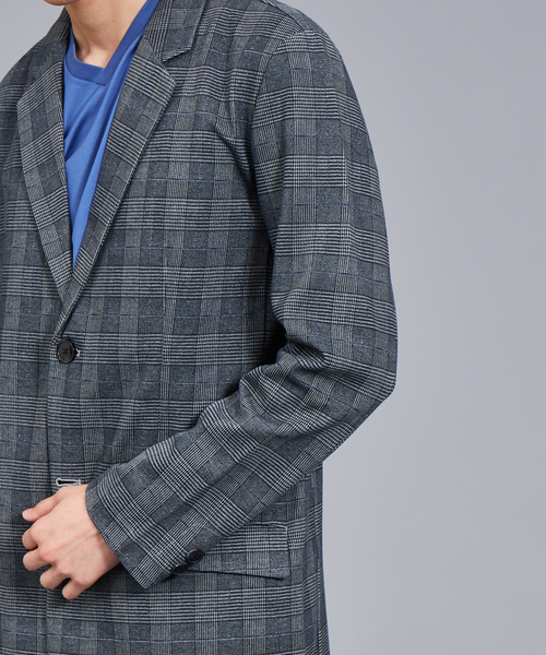 ABAHOUSE GRAY（アバハウスグレイ）の「【展開店舗限定】カットチェスターコート（ステンカラーコート・メンズ・オレンジ系その他/ネイビー/その他/チャコールグレー・48/50/46）」の8枚目の写真