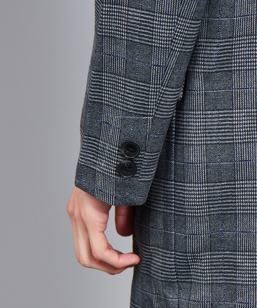 ABAHOUSE GRAY（アバハウスグレイ）の「【展開店舗限定】カットチェスターコート（ステンカラーコート・メンズ・オレンジ系その他/ネイビー/その他/チャコールグレー・48/50/46）」の10枚目の写真