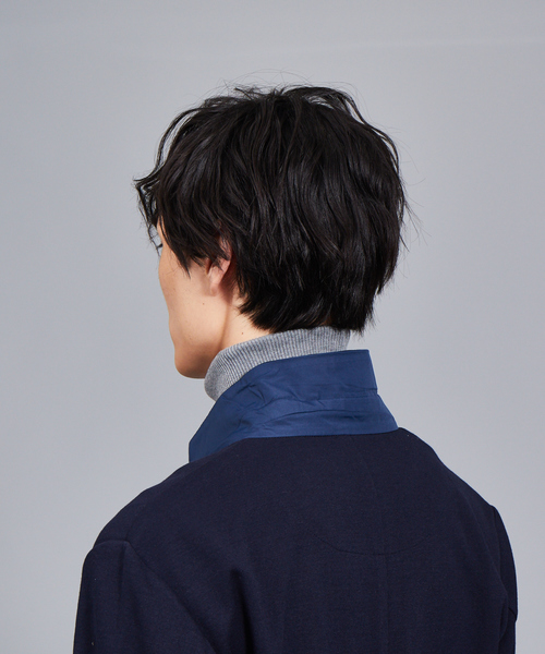 ABAHOUSE GRAY（アバハウスグレイ）の「【展開店舗限定】カットチェスターコート（ステンカラーコート・メンズ・オレンジ系その他/ネイビー/その他/チャコールグレー・48/50/46）」の14枚目の写真