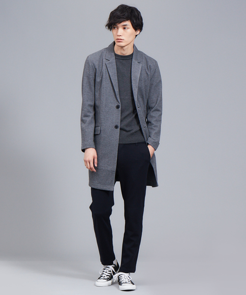 ABAHOUSE GRAY（アバハウスグレイ）の「【展開店舗限定】カットチェスターコート（ステンカラーコート・メンズ・オレンジ系その他/ネイビー/その他/チャコールグレー・48/50/46）」の20枚目の写真