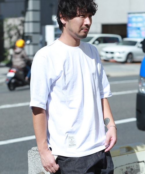 DECOY＆CO.（デコイアンドシーオー）の「デコイアンドシーオー デコイ Tシャツ 無地T（Tシャツ/カットソー・メンズ・ホワイト/ブラック・MEDIUM/LARGE/X-LARGE）」の2枚目の写真