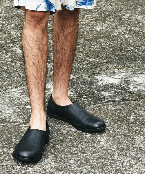 CHORD NUMBER EIGHT（コードナンバーエイト）の「LEATHER KUNG FU SLIP ON（スリッポン・メンズ・ブラック・25cm/26cm/27cm/28cm）」の8枚目の写真