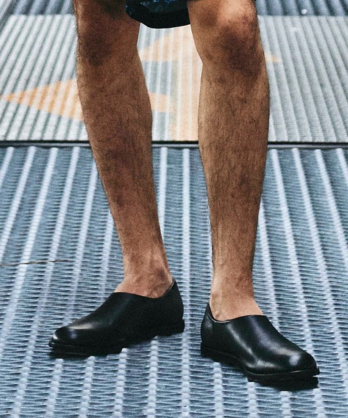 CHORD NUMBER EIGHT（コードナンバーエイト）の「LEATHER KUNG FU SLIP ON（スリッポン・メンズ・ブラック・25cm/26cm/27cm/28cm）」の9枚目の写真