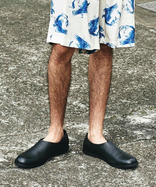 CHORD NUMBER EIGHT（コードナンバーエイト）の「LEATHER KUNG FU SLIP ON（スリッポン・メンズ・ブラック・25cm/26cm/27cm/28cm）」の10枚目の写真