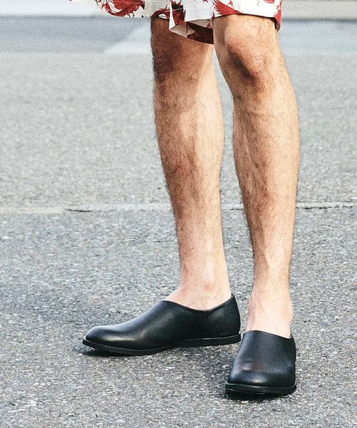 CHORD NUMBER EIGHT（コードナンバーエイト）の「LEATHER KUNG FU SLIP ON（スリッポン・メンズ・ブラック・25cm/26cm/27cm/28cm）」の14枚目の写真