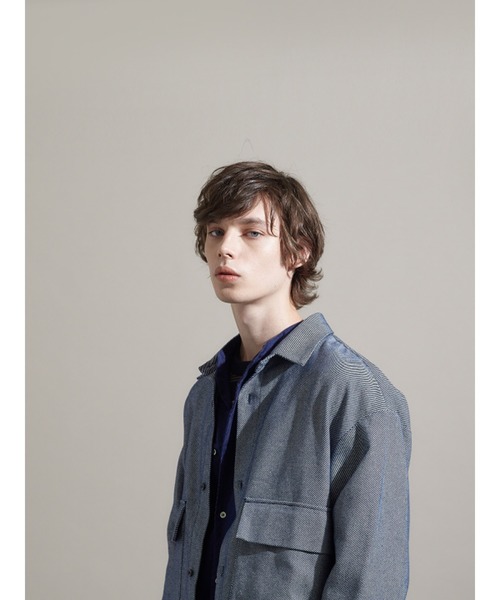 MYSELF ABAHOUSE（マイセルフアバハウス）の「【MYSELF ABAHOUSE】CPO/カバーオールシャツ（ブルゾン・メンズ・ホワイト/ネイビー/ブルー系その他・M/L）」の11枚目の写真