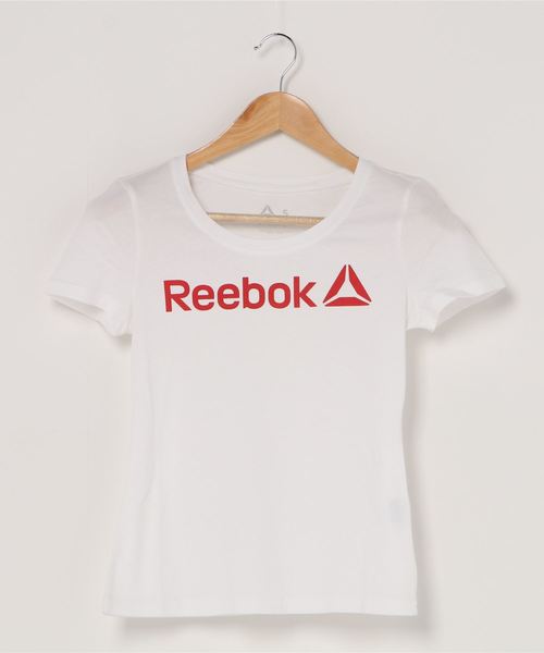 Reebok(リーボック)の「 リニア リード スクープ ネック / LINEAR READ SCOOP NECK(Tシャツ/カットソー・レディース・ライトブルー/レッド/ブラック/ホワイト×レッド・SMALL/MEDIUM/LARGE/X-LARGE/X-SMALL)」の10枚目の写真