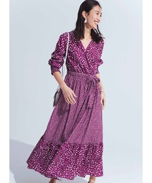 Felissimo フェリシモのワンピース ドレス パープル 紫色系 花柄 ボタニカル柄 通販 Zozotown