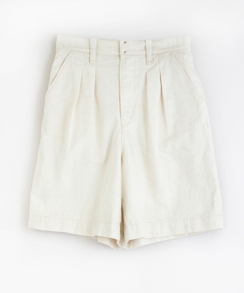 RNA（アールエヌエー）の「T0992 コットンリネンデニムハーフパンツ（デニムパンツ・レディース・インディゴブルー/キナリ・SMALL/MEDIUM）」の11枚目の写真