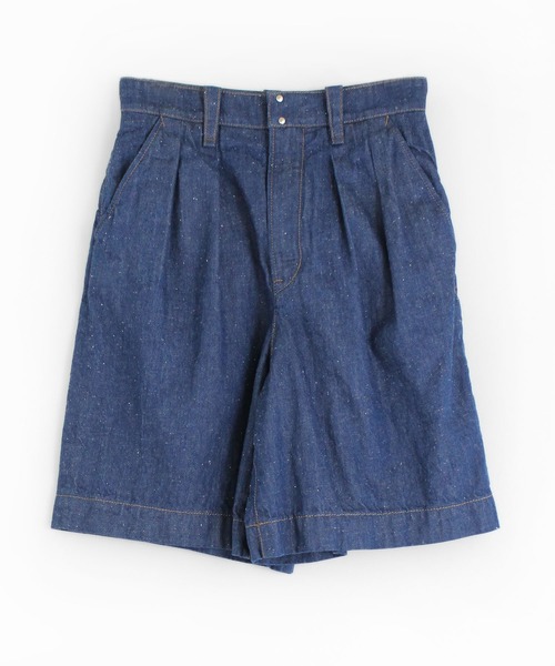 RNA（アールエヌエー）の「T0992 コットンリネンデニムハーフパンツ（デニムパンツ・レディース・インディゴブルー/キナリ・SMALL/MEDIUM）」の14枚目の写真