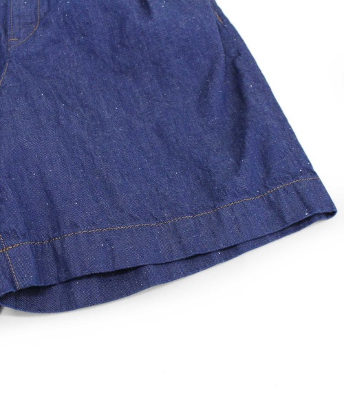 RNA（アールエヌエー）の「T0992 コットンリネンデニムハーフパンツ（デニムパンツ・レディース・インディゴブルー/キナリ・SMALL/MEDIUM）」の16枚目の写真