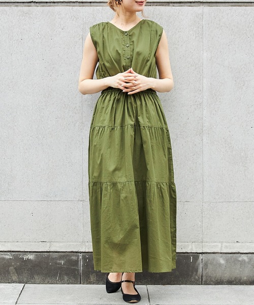 セール 切替ギャザーコットンワンピース ワンピース Fizz フィズ のファッション通販 Zozotown