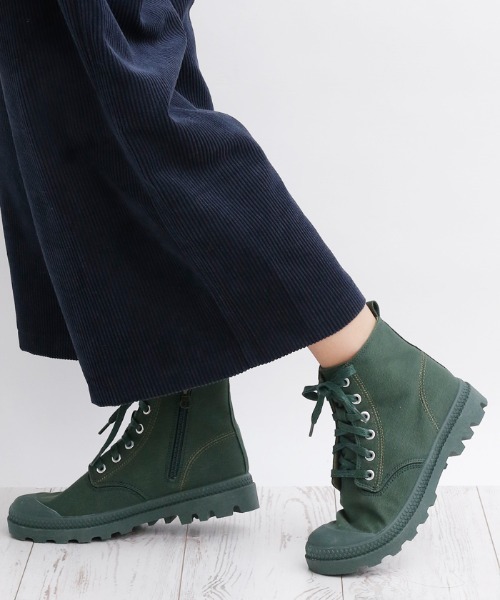 attagirl(アタガール)の「レースアップ ハイカット スニーカー(スニーカー・レディース・ブラック/カーキ/ベージュ・LL/L/M/S)」の9枚目の写真