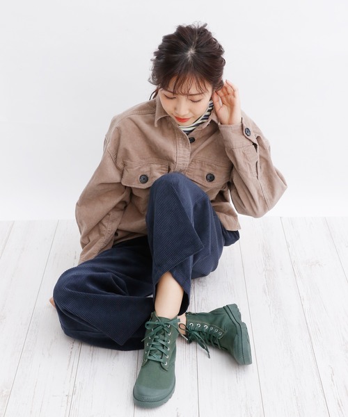 attagirl(アタガール)の「レースアップ ハイカット スニーカー(スニーカー・レディース・ブラック/カーキ/ベージュ・LL/L/M/S)」の6枚目の写真