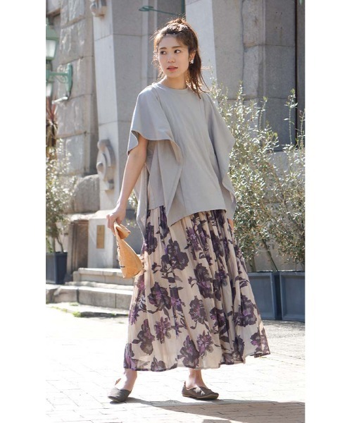 セール】【気分を上げる夏の主役級スカート】 インドコットン マキシ