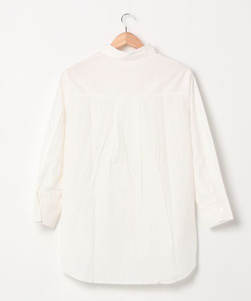 coca(coca)(コカ)の「タイプライターシャツ(シャツ/ブラウス・レディース・ホワイト/カーキ・ONE SIZE)」の3枚目の写真