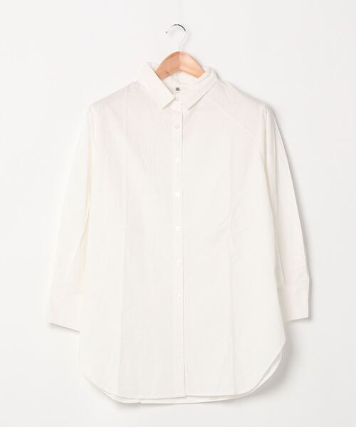 coca(coca)(コカ)の「タイプライターシャツ(シャツ/ブラウス・レディース・ホワイト/カーキ・ONE SIZE)」の4枚目の写真