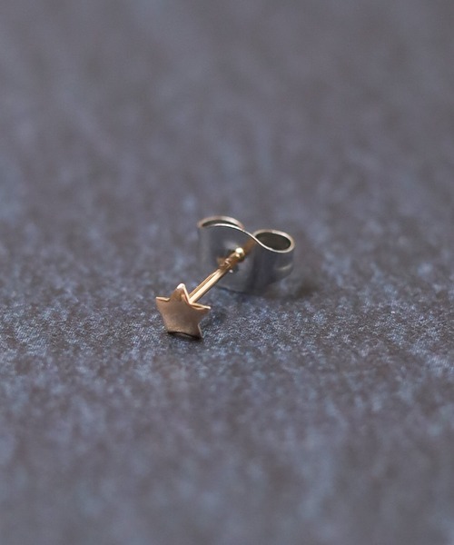 Pledge(プレッジ)の「【76】【Pledge(プレッジ)】K10 スタッズピアス(ピアス(片耳用)・レディース・ゴールド系その他/ゴールド系その他2/ゴールド系その他3・FREE)」の1枚目の写真