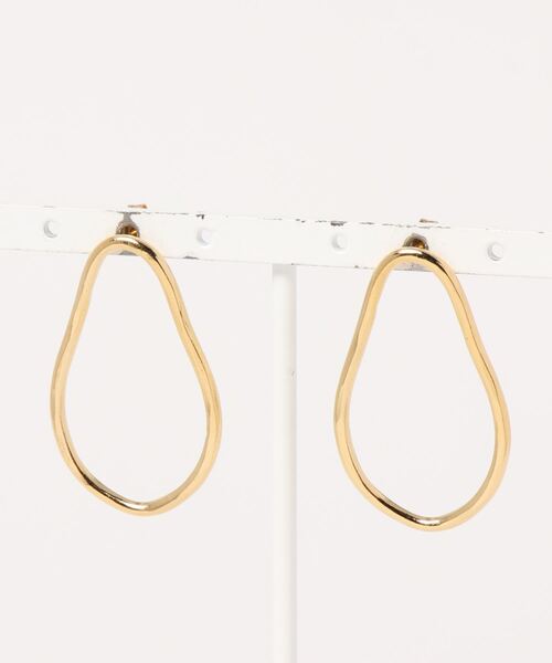 fff.(エフエフエフ)の「fff. / Drop pierce S(ピアス(両耳用)・レディース・シルバー/ゴールド・FREE)」の2枚目の写真