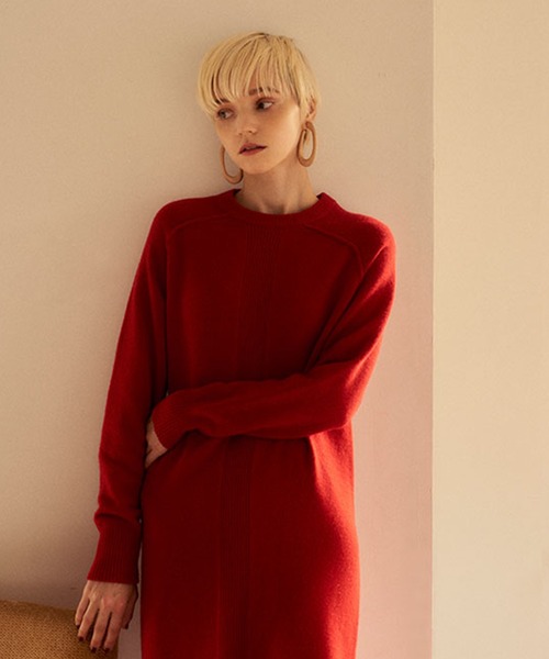 ETRE TOKYO（エトレトウキョウ）の「クルーネックIラインニット  