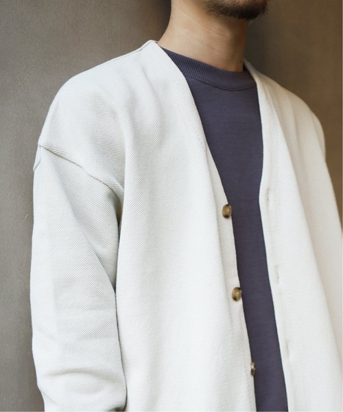 crepuscule（クレプスキュール）の「【CREPUSCULE / クレプスキュール】417別注カーディガン（ニット/セーター・メンズ・グレー/ベージュ/グリーン/ブルー・X-SMALL/SMALL/MEDIUM）」の11枚目の写真