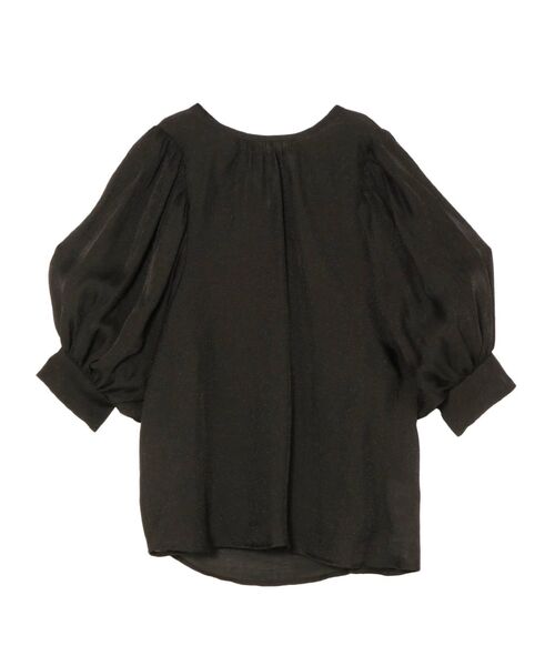 LAGUNAMOON（ラグナムーン）の「シアーボリュームスリーブブラウス【セットアップ着用可能】（シャツ/ブラウス・レディース・ブラック/ベージュ/ピンク・FREE）」の17枚目の写真