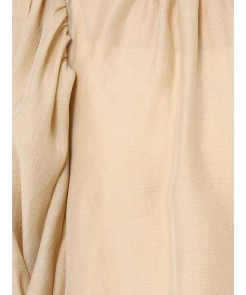 LAGUNAMOON（ラグナムーン）の「シアーボリュームスリーブブラウス【セットアップ着用可能】（シャツ/ブラウス・レディース・ブラック/ベージュ/ピンク・FREE）」の22枚目の写真