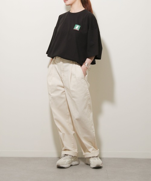 ZIP FIVE(ジップファイブ)の「【ZIP FIVE】【WEB限定】古着風ビッグシルエットパロディワンポイントTシャツ(Tシャツ/カットソー・レディース・ホワイト/ブラック/グレー・MEDIUM/LARGE)」の10枚目の写真