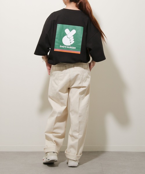 ZIP FIVE(ジップファイブ)の「【ZIP FIVE】【WEB限定】古着風ビッグシルエットパロディワンポイントTシャツ(Tシャツ/カットソー・レディース・ホワイト/ブラック/グレー・MEDIUM/LARGE)」の11枚目の写真