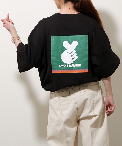 ZIP FIVE(ジップファイブ)の「【ZIP FIVE】【WEB限定】古着風ビッグシルエットパロディワンポイントTシャツ(Tシャツ/カットソー・レディース・ホワイト/ブラック/グレー・MEDIUM/LARGE)」の4枚目の写真