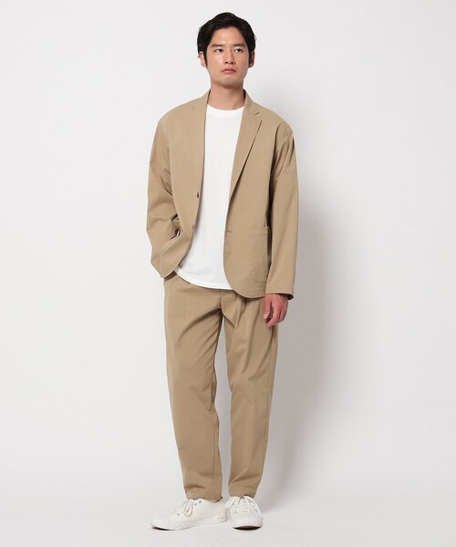 THE SHOP TK (ザ ショップ ティーケー )の「◆【Begin5月号掲載】【強吸水速乾】ワンタックワイドテーパードイージーパンツ(スーツパンツ・メンズ・ブラック/ベージュ/ネイビー・01/02/03/04)」の7枚目の写真
