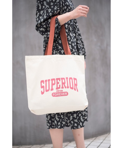 Maison Breeze メゾンブリーズ の Maison Breeze カレッジキャンバスロゴトート トートバッグ Wear