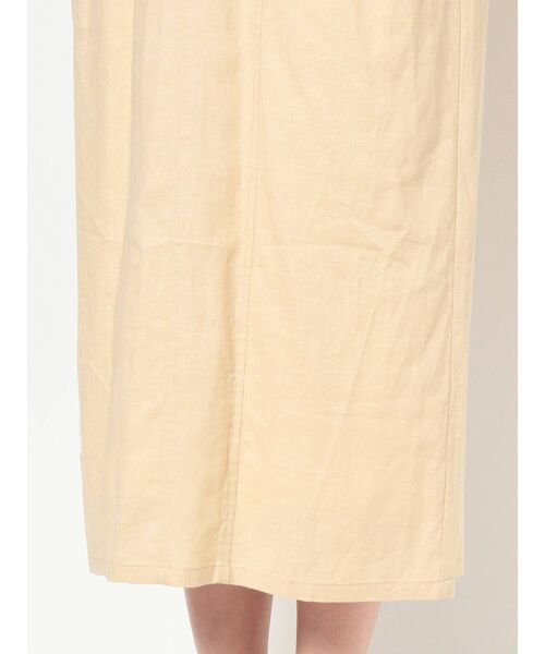 MERCURYDUO(マーキュリーデュオ)の「2WAYリネンギャザーデザインワンピース(ワンピース・レディース・イエロー/ボルドー・FREE)」の14枚目の写真