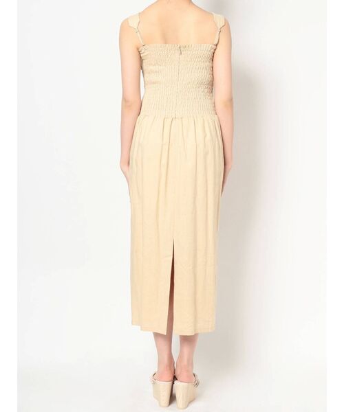 MERCURYDUO(マーキュリーデュオ)の「2WAYリネンギャザーデザインワンピース(ワンピース・レディース・イエロー/ボルドー・FREE)」の21枚目の写真