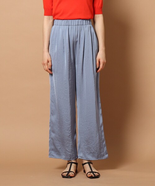 DRESSTERIOR（ドレステリア）の「◆【WEB限定】サテンギャザーパンツ（その他パンツ・レディース・ライトグリーン/ベージュ/ライトブルー・36/38）」の12枚目の写真