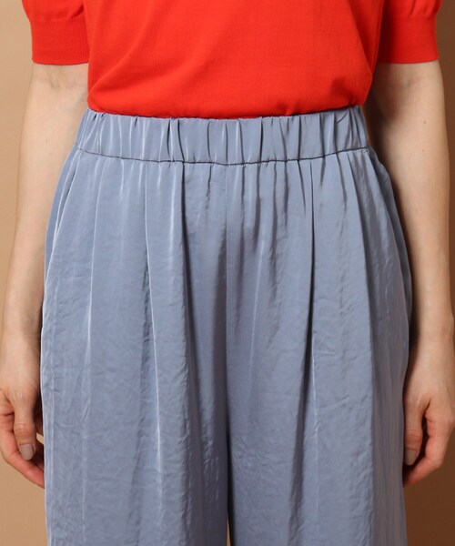 DRESSTERIOR（ドレステリア）の「◆【WEB限定】サテンギャザーパンツ（その他パンツ・レディース・ライトグリーン/ベージュ/ライトブルー・36/38）」の14枚目の写真