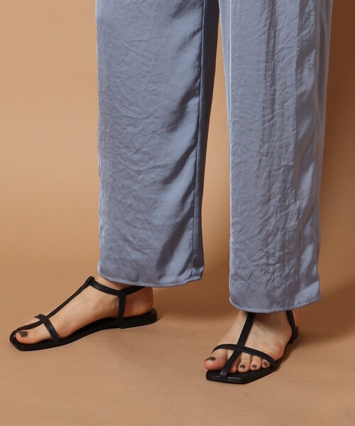 DRESSTERIOR（ドレステリア）の「◆【WEB限定】サテンギャザーパンツ（その他パンツ・レディース・ライトグリーン/ベージュ/ライトブルー・36/38）」の10枚目の写真