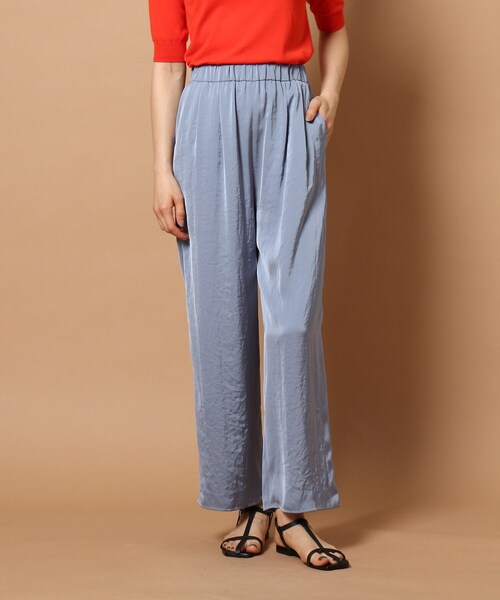 DRESSTERIOR（ドレステリア）の「◆【WEB限定】サテンギャザーパンツ（その他パンツ・レディース・ライトグリーン/ベージュ/ライトブルー・36/38）」の13枚目の写真