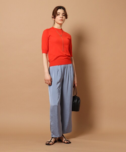 DRESSTERIOR（ドレステリア）の「◆【WEB限定】サテンギャザーパンツ（その他パンツ・レディース・ライトグリーン/ベージュ/ライトブルー・36/38）」の15枚目の写真