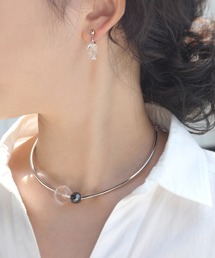 anq. | 「anq.」クォーツ/ヘマタイト・クォーツ/スモーキークォーツネックレス(ネックレス)