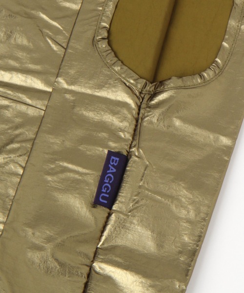BAGGU（バグー）の「【BAGGU(バグゥ)】メタリック21SS（エコバッグ/サブバッグ・レディース・シルバーグレー/ベビーピンク/イエロー/その他1/その他2・0）」の14枚目の写真