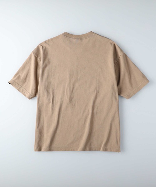 ALPHA_（アルファ）の「【ALPHA】異素材ポケＴ（Tシャツ/カットソー・メンズ・ホワイト/ベージュ/カーキブラウン・L/XL/M）」の13枚目の写真