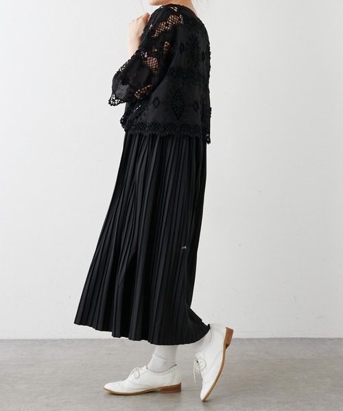 PUAL CE CIN（ピュアルセシン）の「ケミカルレース プルオーバーブラウス（シャツ/ブラウス・レディース・ホワイト/ブラック・FREE）」の20枚目の写真