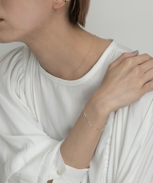 SMELLY（スメリー）の「silver925スネークチェーンブレスレット（ブレスレット・レディース・シルバー/ゴールド・-）」の13枚目の写真