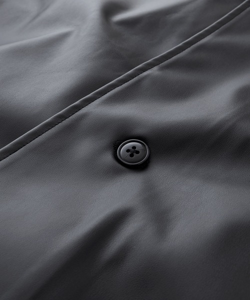 EMMA CLOTHES（エマクローズ）の「シンセティックレザー オーバーサイズ ジレベスト EMMA CLOTHES（ベスト・メンズ・ブラック・FREE）」の13枚目の写真