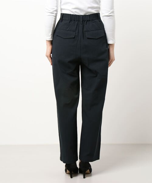 CAPRICIEUX LE'MAGE（カプリシューレマージュ）の「フロントタックパンツ（その他パンツ・レディース・カーキ/ブラック・38/36）」の3枚目の写真