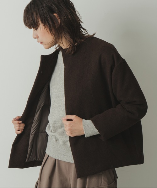 美品 完売 ロフトラボ♡ウールタッチ ボトルネック ダウンジャケット PHILY 美品 完売 ロフトラボ♡ウールタッチ ボトルネック ダウンジャケット