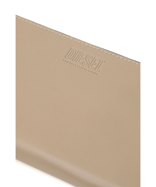 【新品未使用】DIESEL ディーゼル　レザー　長財布　ベージュ DIESEL（ディーゼル）の「レディース レザー 長財布（財布