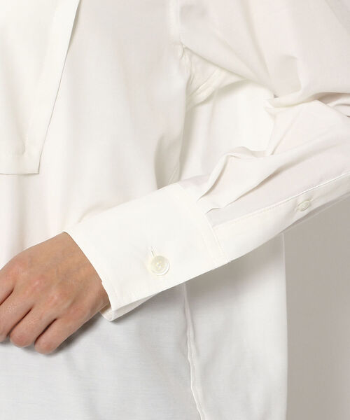 IJIIT&Co.(イジットアンドコー)の「IJIIT&Co. (イジットアンドコー) バンドカラーシャツ/ 5211B40006(シャツ/ブラウス・レディース・ホワイト・FREE)」の15枚目の写真